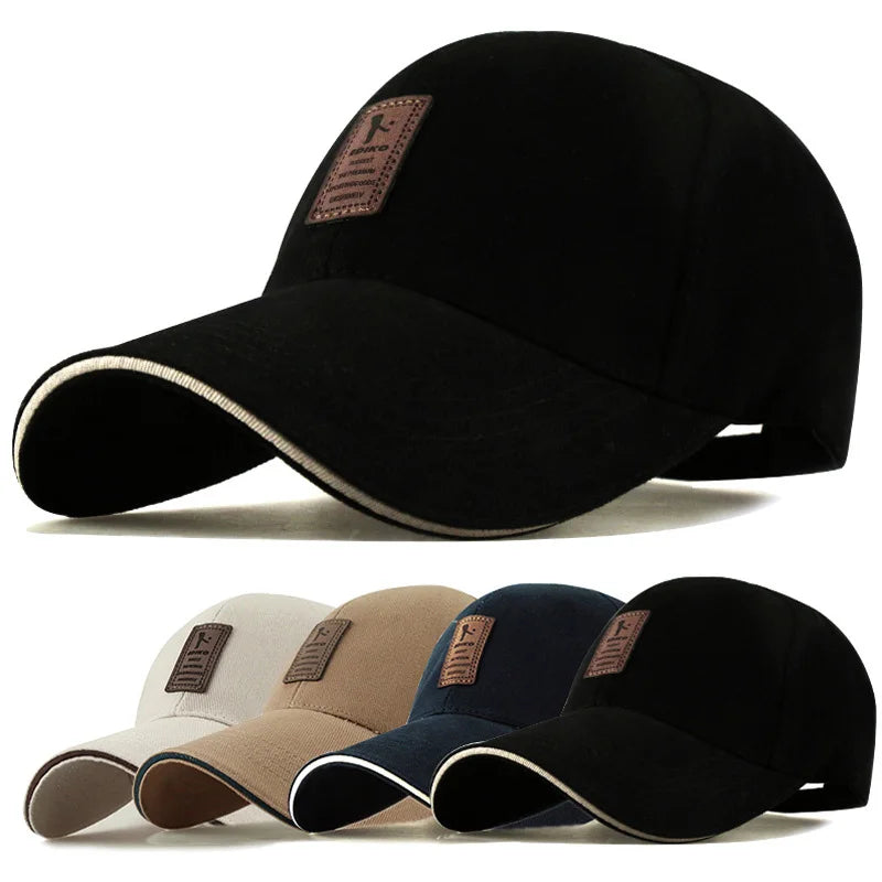 Summer Unisex Textured Baseball Cap - Adjustable Cotton Sun Hat for Outdoor Sports, Hip Hop Style Baseball Hat.