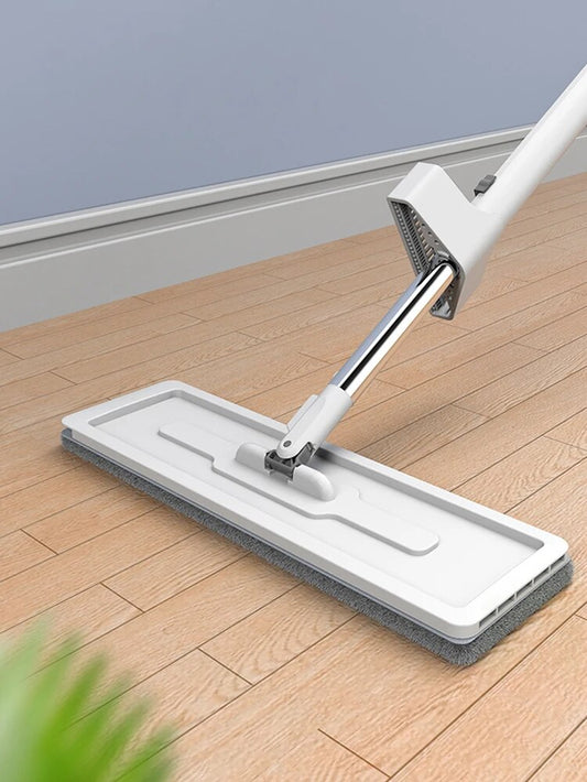Joybos Hands Free Squeeze Mop Floor Flat Mop with Micro-fiber 